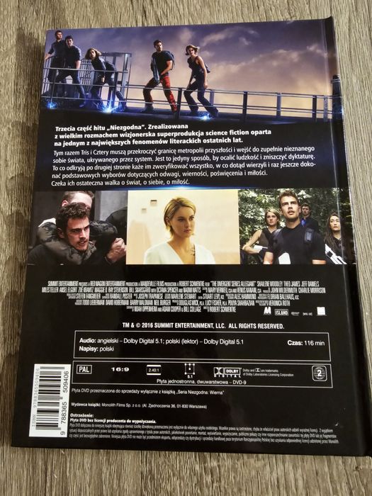 Wierna, seria Niezgodna, płyta dvd