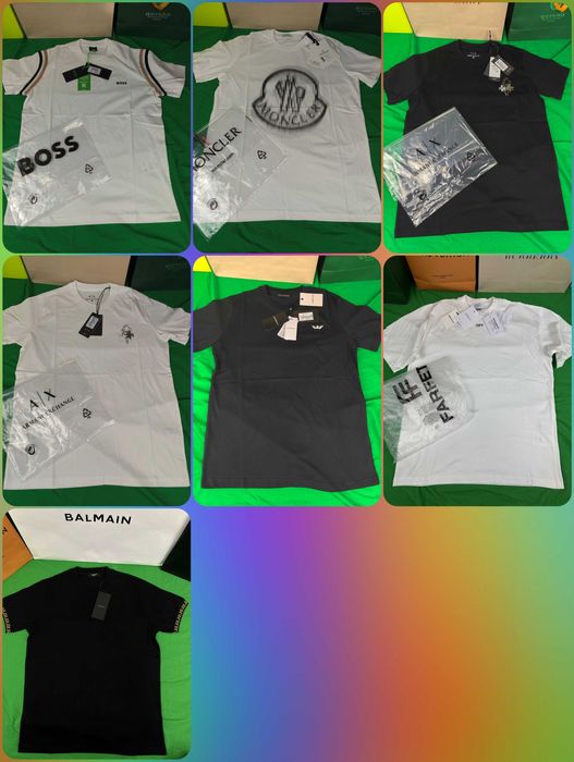 Koszulki shirt Versace męskie koszulka boss armani męska ultra premium