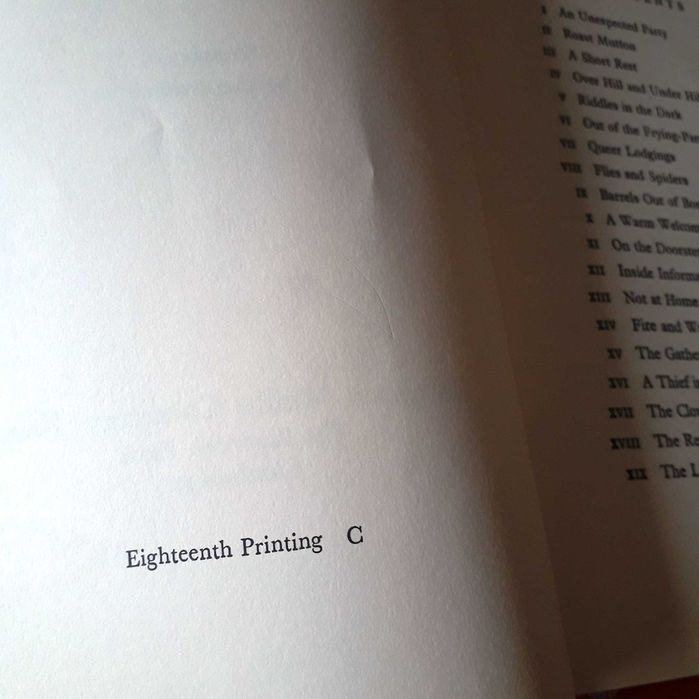 J R R Tolkien - The Hobbit (Houghton Mifflin) - Edições Raras 1963 e 1964 USA (inglês)