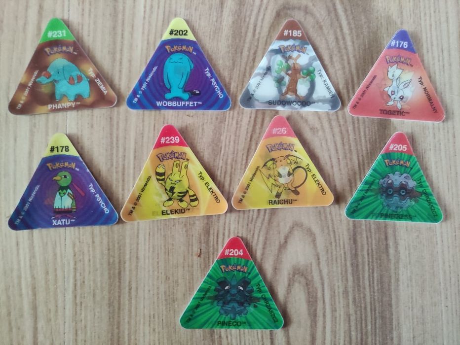 Pokemon trio 3D stara kolekcja