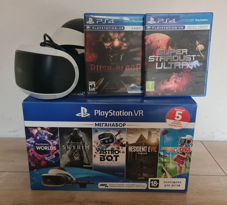 PlayStation VR PS VR + Ігри Окуляри VR Шолом vr Гарантія