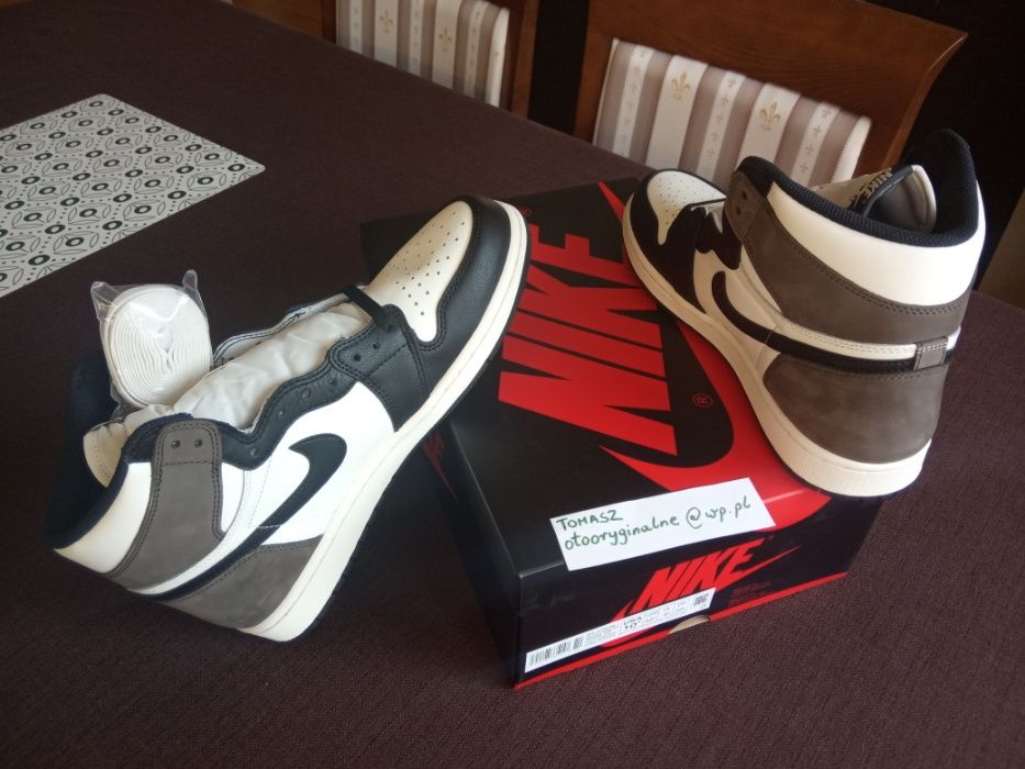 (r. 44,5 - 28,5 cm) Nike JORDAN 1 Retro High Dark Mocha 555088,-105