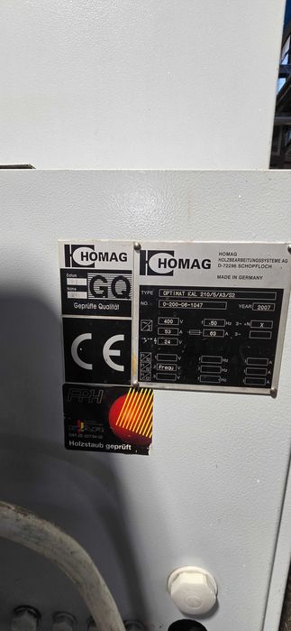 Okleiniarka Homag Optimat  KAL 210