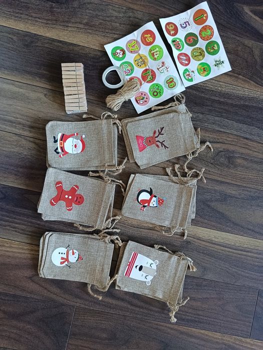 Zestaw do wykonania kalendarza adwentowego