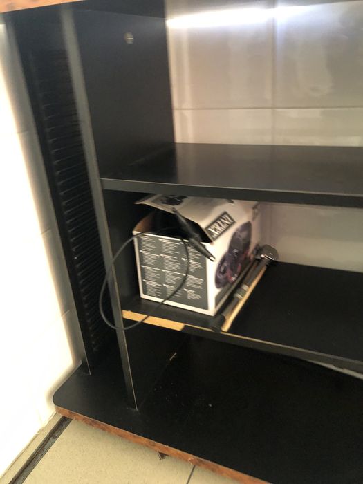 Movel porta  Cds preto