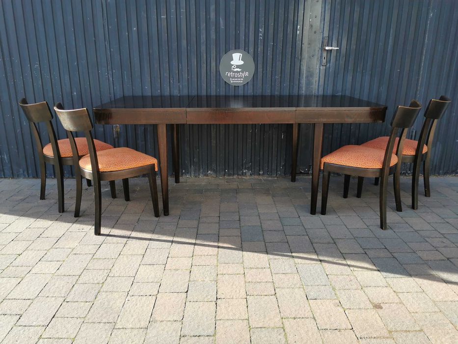 Krzesła ART DECO J. Halabala, Czechosłowacja '30-50 Design, Prl, RETRO