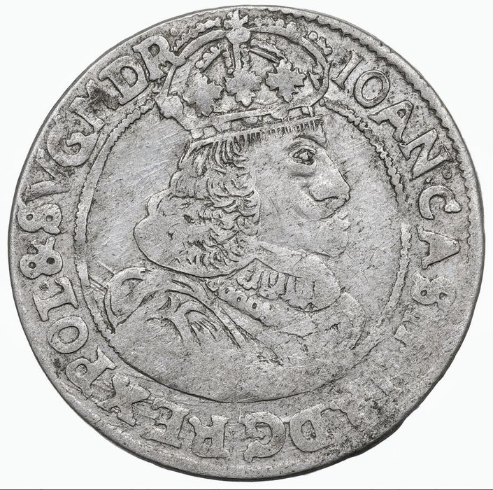 Ort Jan II Kazimierz, Poznań 1658 r. - piękny egzemplarz