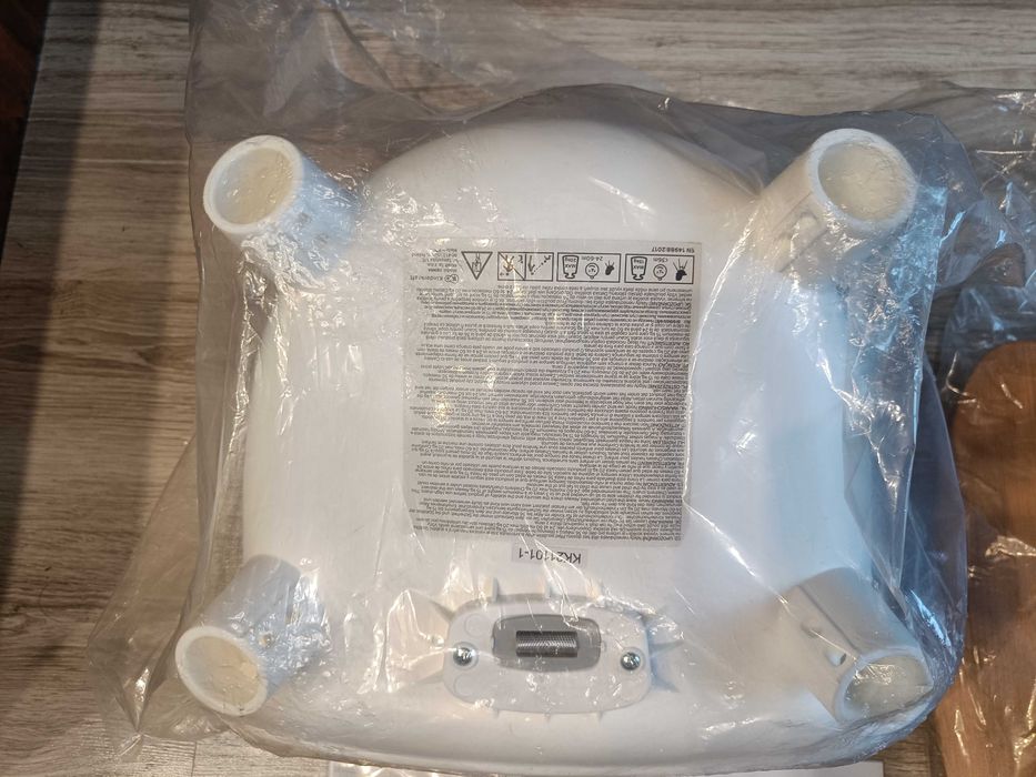 NOWE Krzesełko do karmienia KINDERKRAFT Sienna Szary 2 w 1