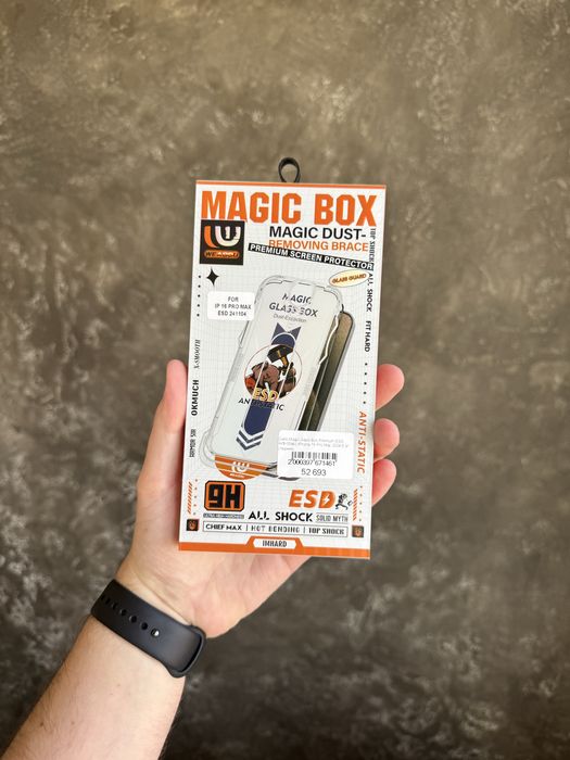 Скло з автоматичною поклейкою (Anti-Static) для IPhone