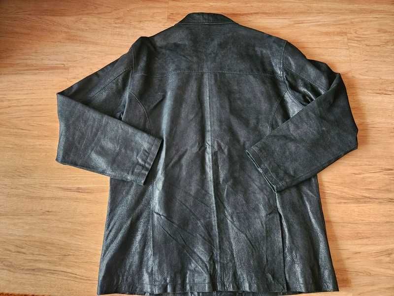 Męska kurtka skórzana Henry Morell rozmiar 54 (XL) klasyczna i eleg.