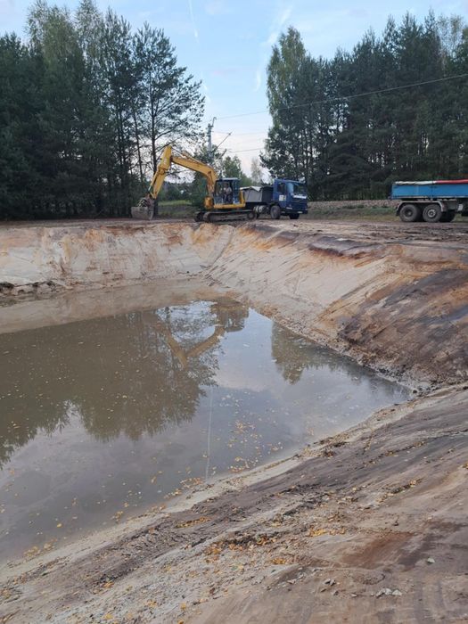 Usługi koparką, roboty ziemne,młot wyburzeniowy,usługi wiertnicą