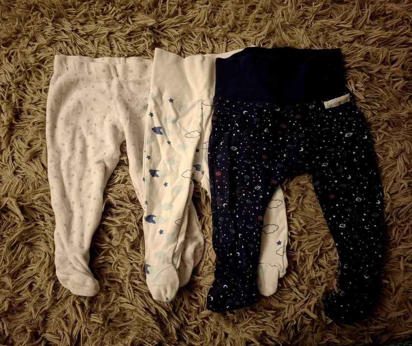 3 szt półśpiochów niemowlęcych rozm 74