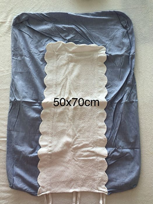 Lençois e protetor para cama de grades/berço