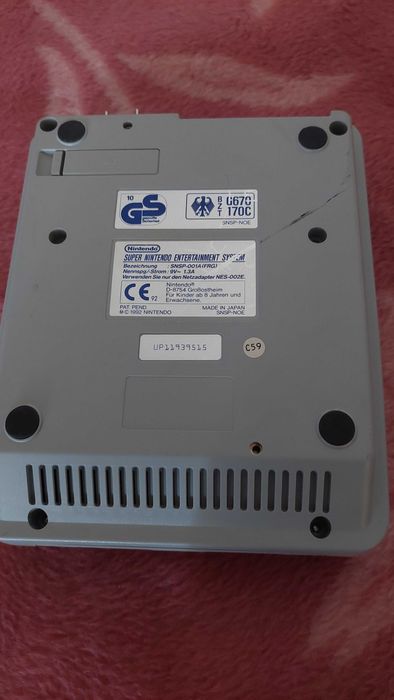 Consola Super Nintendo (SNES) Desbloqueada