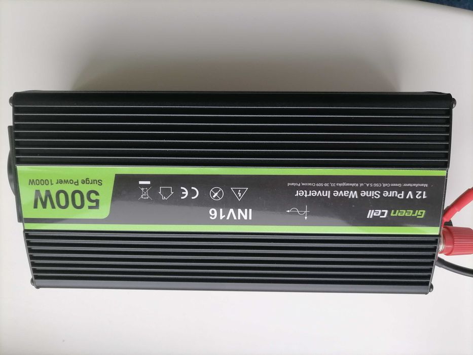 Инвертор(перетворювач) 12/220  1000W Green Cell Pure Sine чистый синус