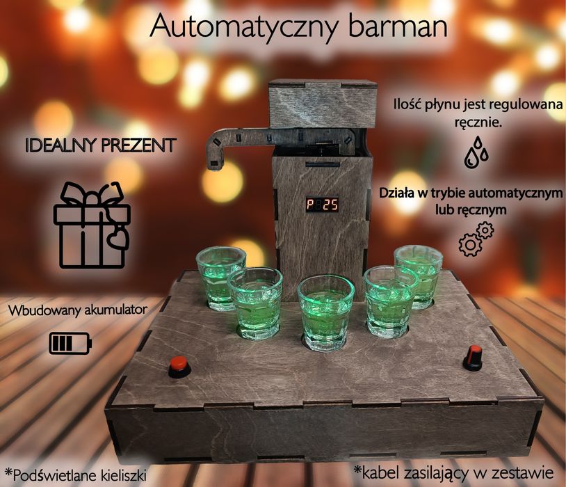 Dozownik elektroniczny, nalewator