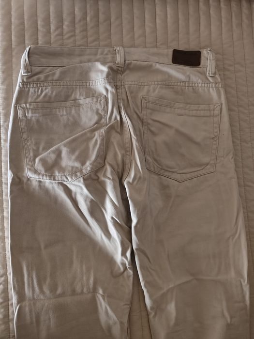Calças Springfield creme tam 38/40