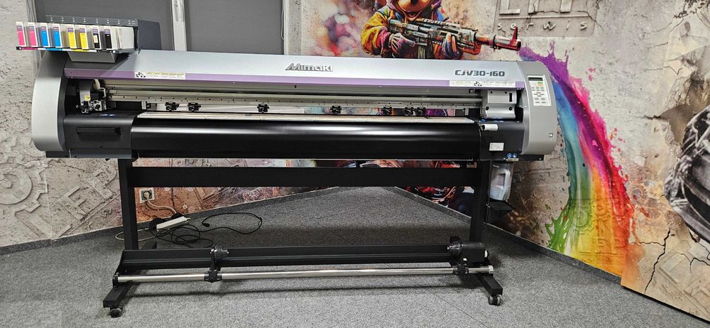 Ploter Tnąco-drukujący Mimaki CJV30-160 nowa głowica, gwarancja 12 m.
