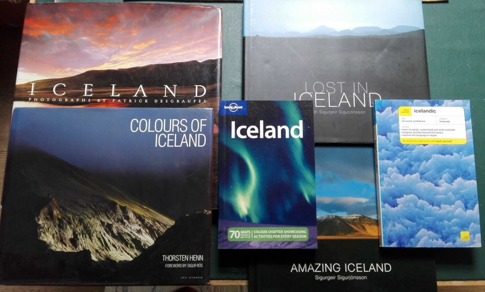 Islândia / Iceland - livros de fotografia, guia, linguagem