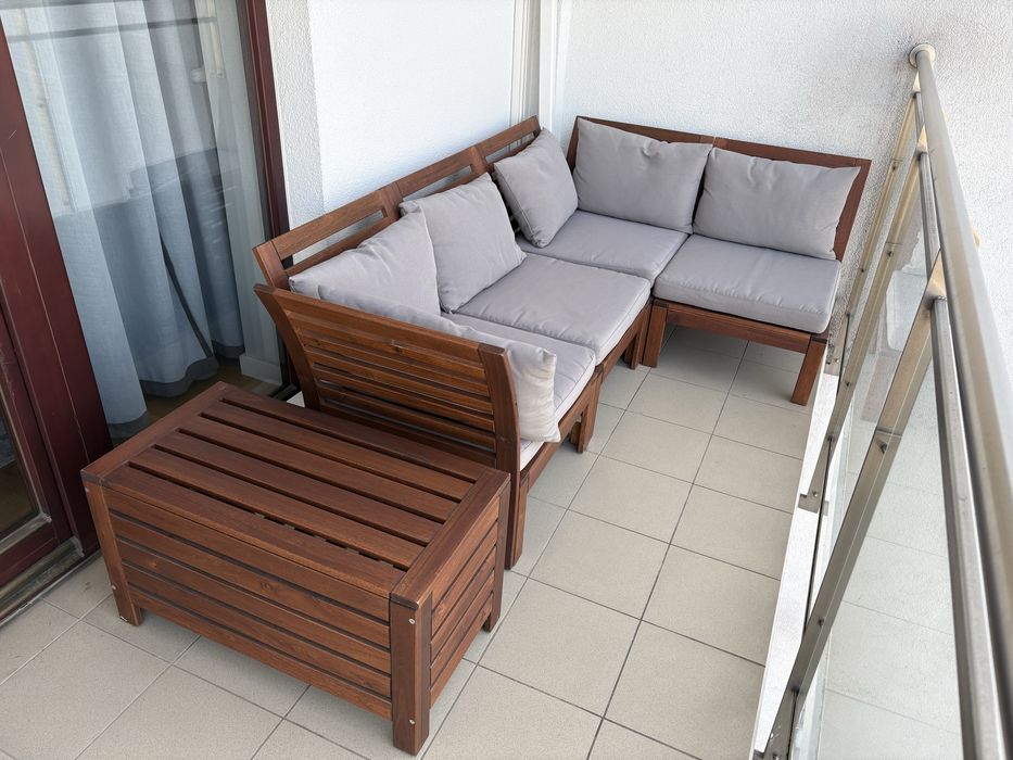 Meble ogrodowe - sofa modułowa IKEA APPLARO