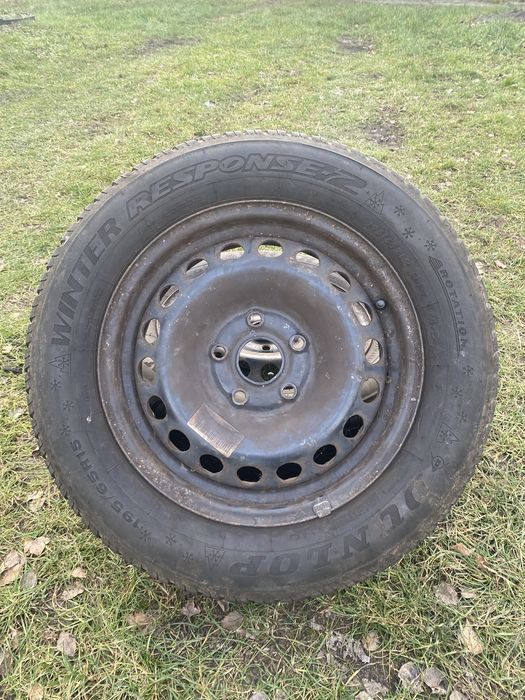 Колесо 5 112 15 із зимовою резиною Dunlop Winter Response 2