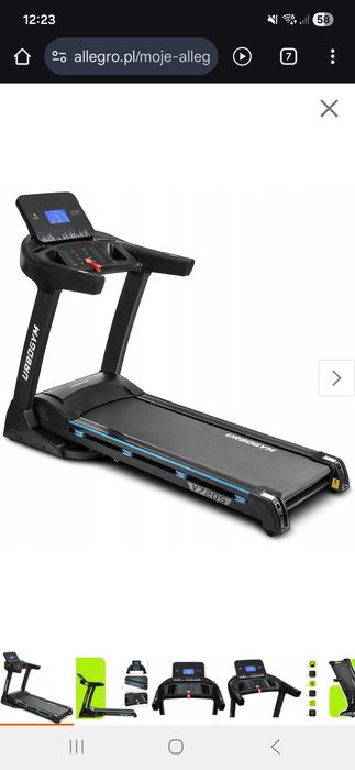 bieżnia elektryczna użyta 2x razy super cena gwarancja 2 lata 20 km/h