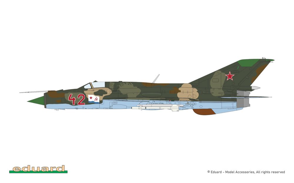 Eduard 84202 model samolot MiG-21PFM  The Weekend Edition