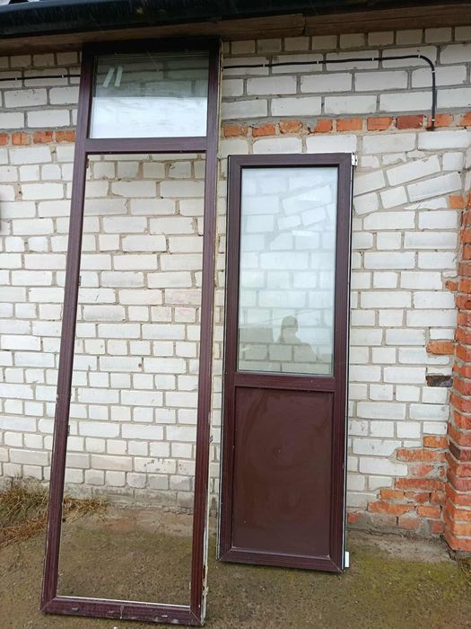 Балконні двері, двокамерний склопакет