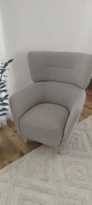 Fotel uszak siwy