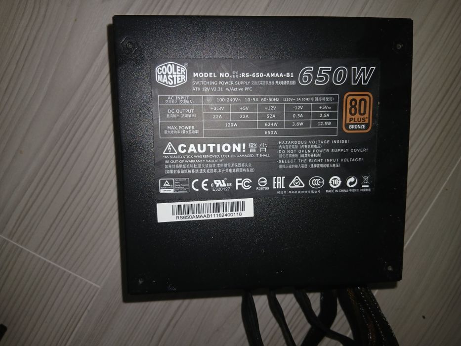 Fonte de Alimentação CoolMaster 650W