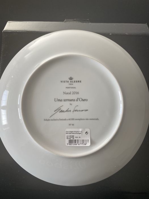 Prato de Natal Vista Alegre - Edição Limitada