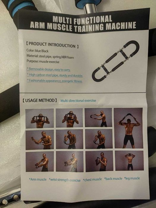 Equipamentos para treino da parte superior do corpo, braços e peito
