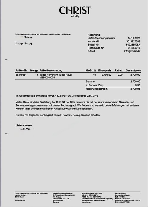 Tudor 28600 Royal azul