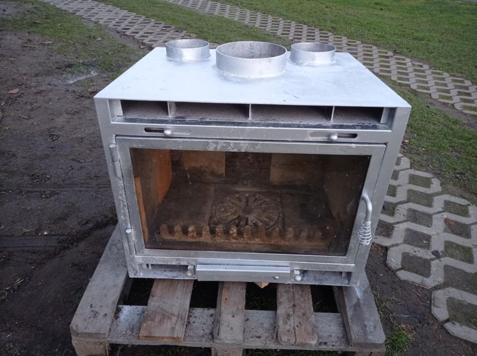 Wkład kominkowy z szamotem