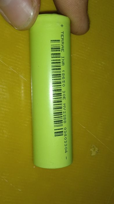 Акумулятори  18650 Б/В Terra 30e 2900-3100mAh