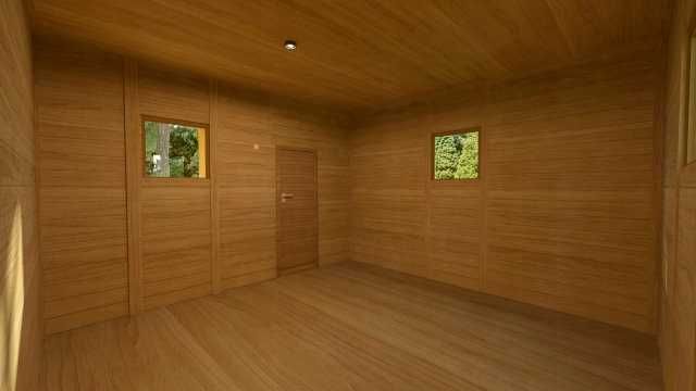 Domek letniskowy ogrodowy całoroczny 5x4 15mm