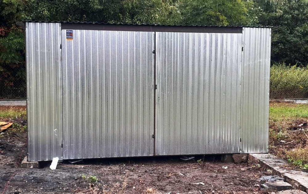 Garaż blaszany 4x6 ocynk blaszak