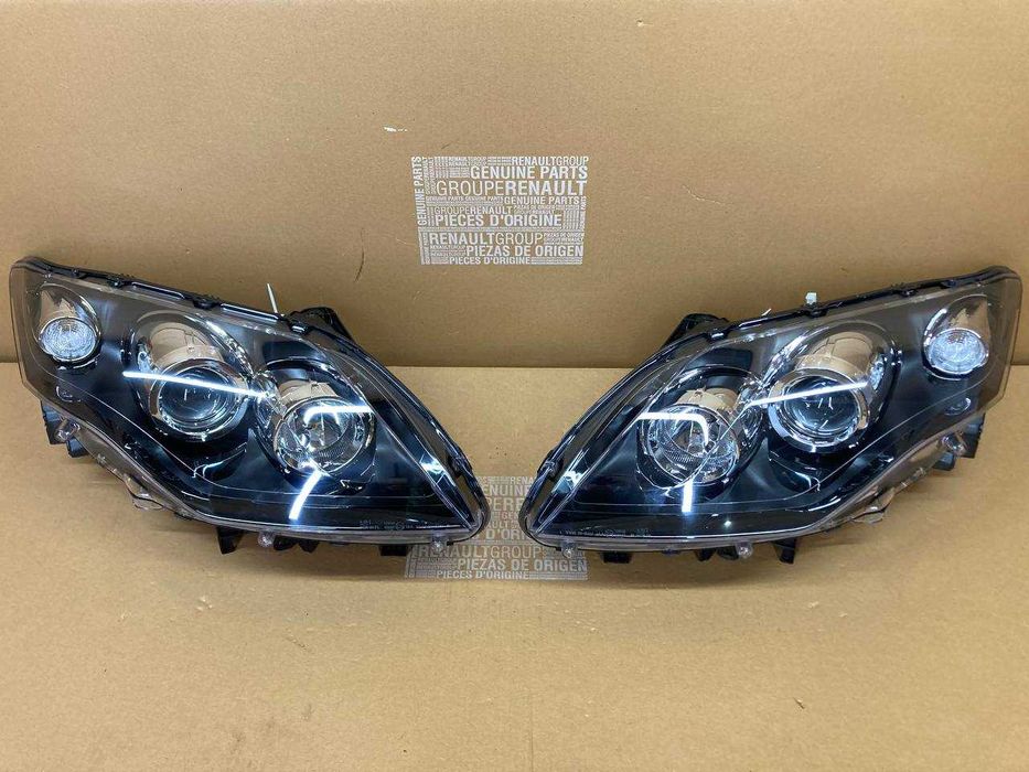 Фари передние на Renault Laguna 3 (Рено Лагуна 3) 2007-2010 ЧОРНІ