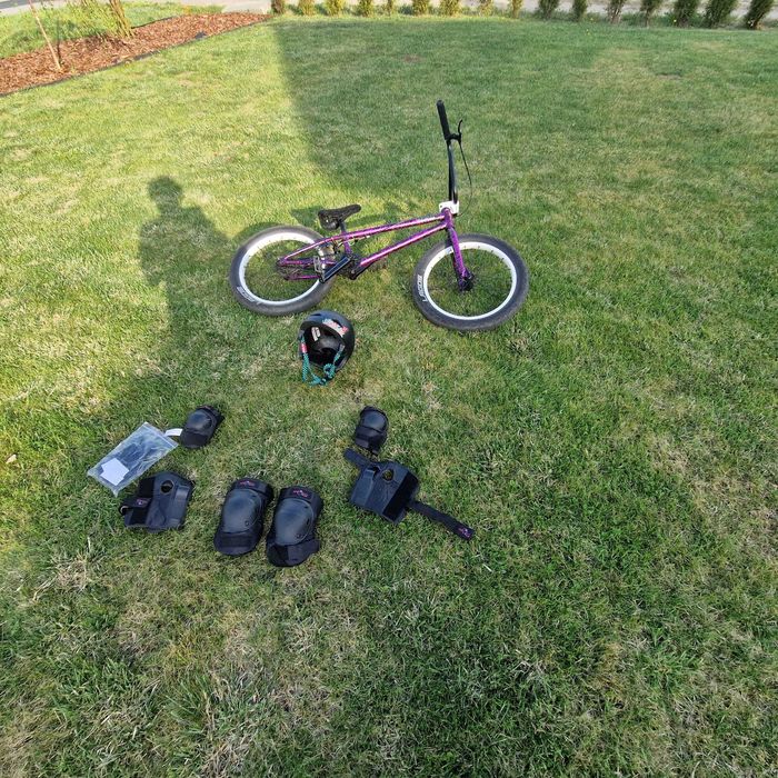 Rower BMX jak nowy! dodatkowo ochraniacze plus kask