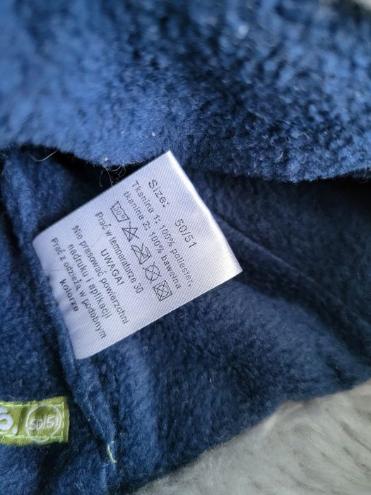 Nowy komplet czapka uszatka i rękawiczki 5 10 15