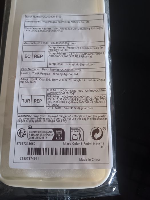 Capa telemóvel xiaomi redmi note 13 4g