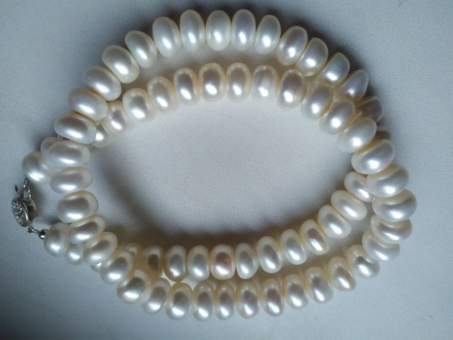 Бусы Ожерелье  Натуральный жемчуг