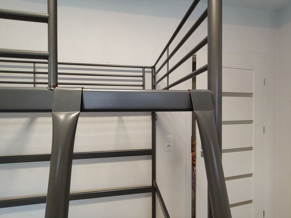 Łóżko piętrowe, łóżko na antresoli Ikea Svarta 90x200