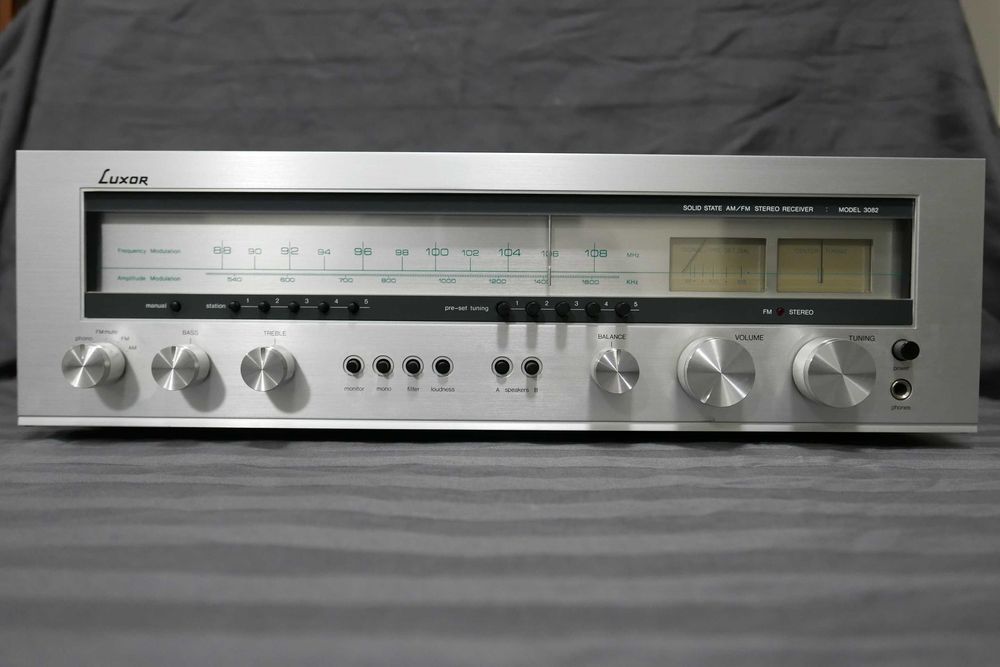 AMPLITUNER LUXOR 3082 - Wspaniałe stereo LAT 70-TYCH - SPRAWNY