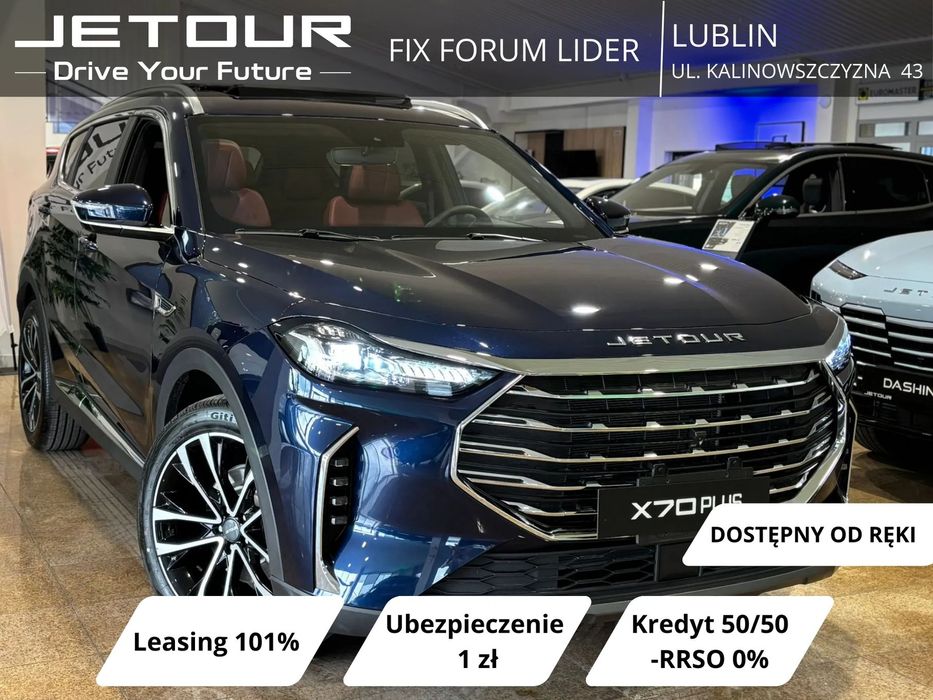 Jetour X70 Plus Jetour X70PLUS 1.5T 6DCT 2025 Dostępny Od Ręki Benzyna Nowy Z Salonu
