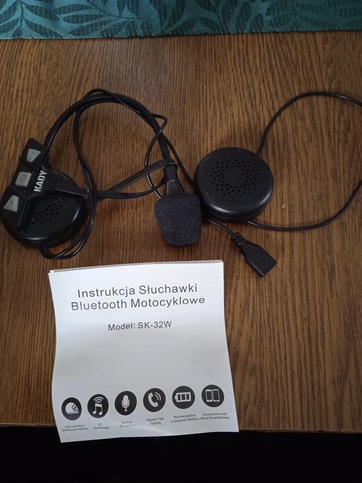 Słuchawki motocyklowe. Intercom

interkom