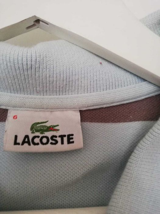 Camisa Polo Lacoste, de manga comprida  M