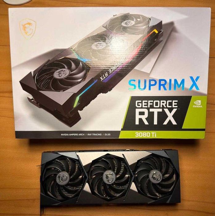 Karta graficzna MSI GeForce RTX 3080 Ti Suprim X