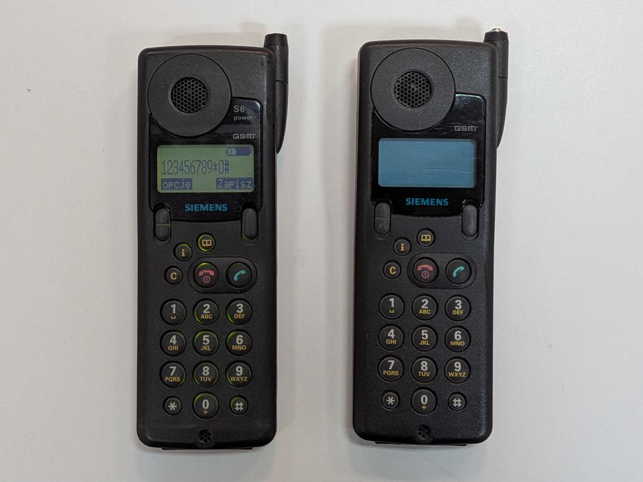 Siemens S6 + S6 Power sprawne, simlock Era/T-Mobile, dla kolekcjonera