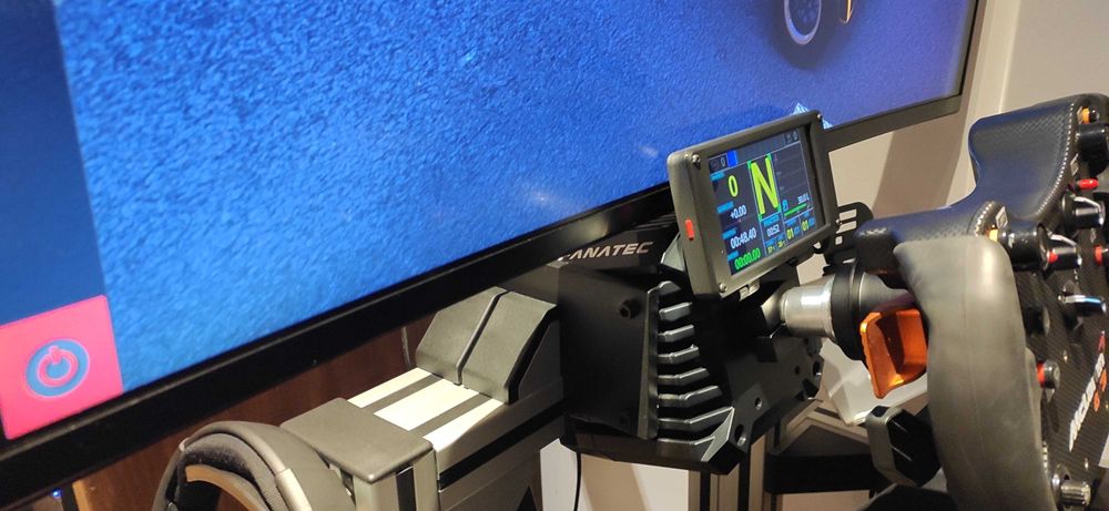 Dashboard  com telemóvel 5.5" para Simracing